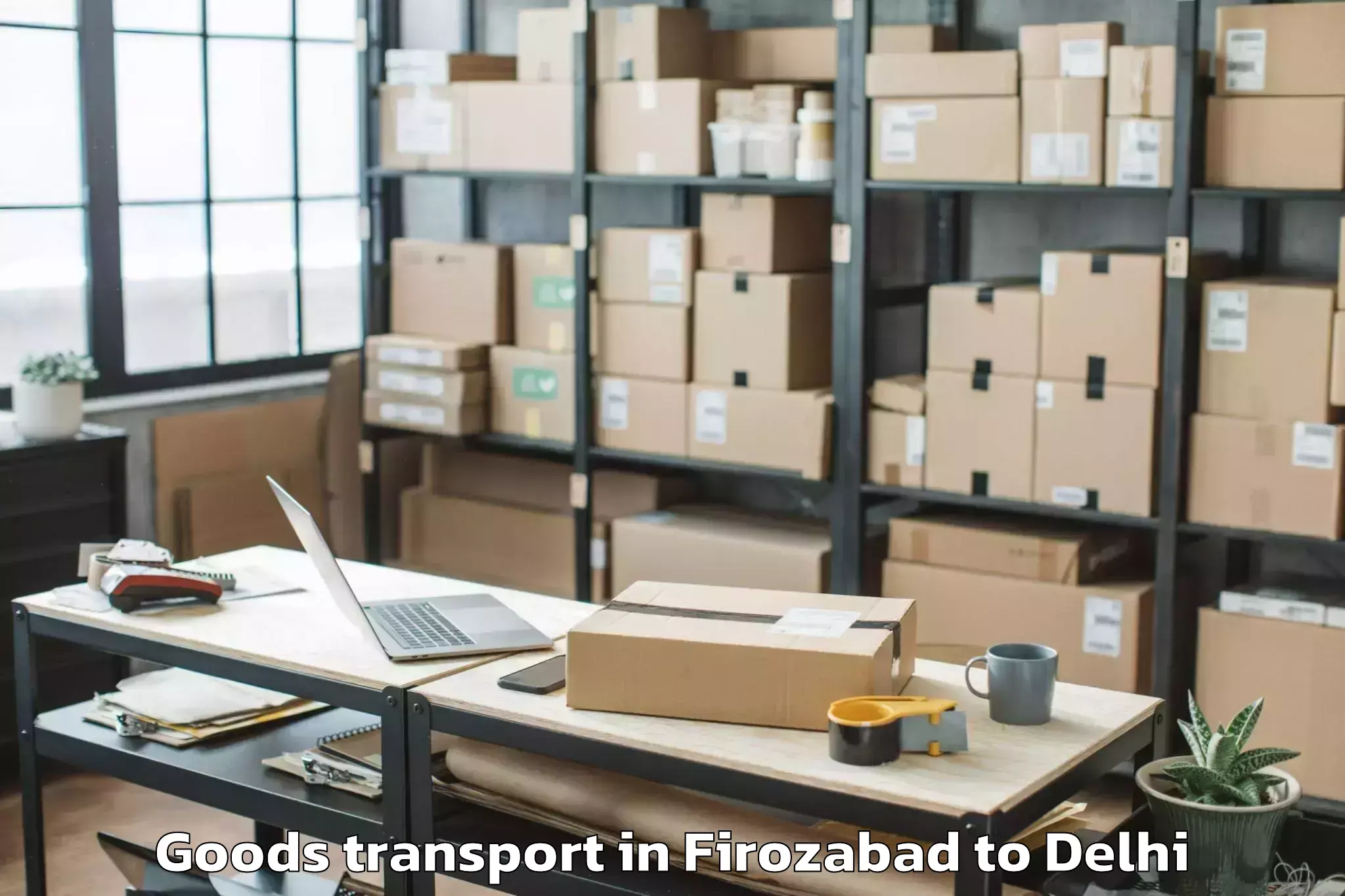 Firozabad to Seema Puri Goods Transport